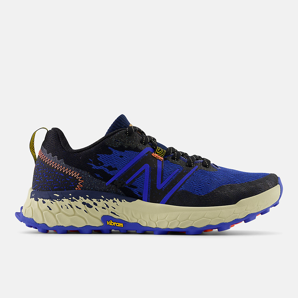 New Balance Fresh Foam X Hierro v7 Shoes NB Navy with Black and Bright Lapis